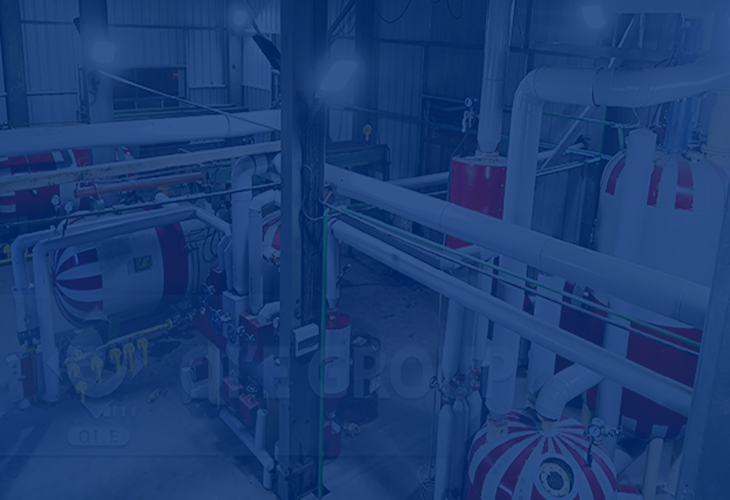 Usine commerciale de raffinage d'huile végétale