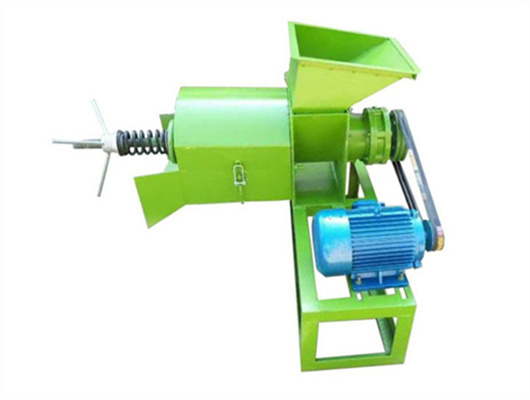 Machine d'extraction d'huile de graines de chanvre et de germe de maïs en Haïti