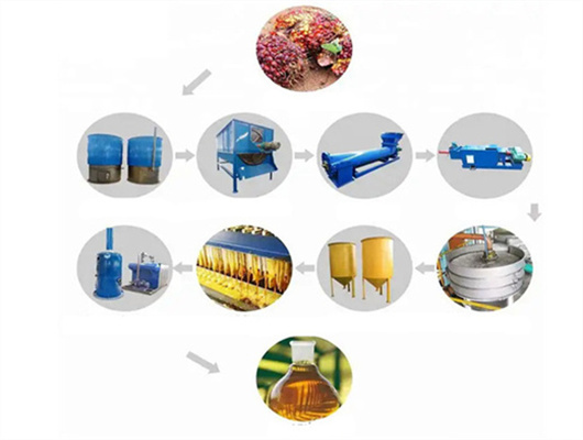 ligne de production d'huile de palmiste à un niveau d'huile au Bénin