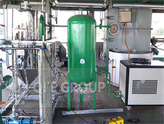 Usine de raffinage automatique d'huile d'arachide comestible de 100 tonnes par jour en Haïti