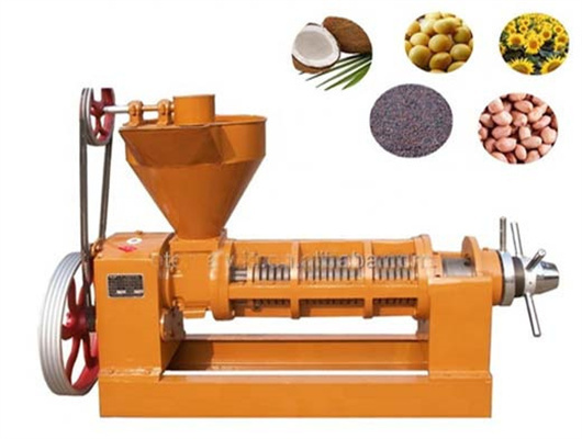 spirale d'une usine de raffinage d'huile de palmiste à vis froide au Maroc